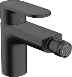 Jednouchwytowa bateria bidetowa z kompletem odpływowym z cięgłem Czarny Matowy Vernis Blend Hansgrohe (71210670)