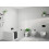 Jednouchwytowa bateria bidetowa z kompletem odpływowym z cięgłem Czarny Matowy Vernis Shape Hansgrohe (71211670)