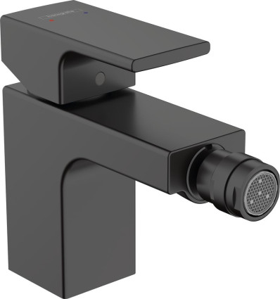 Jednouchwytowa bateria bidetowa z metalowym kompletem odpływowym Czarny Matowy Vernis Shape Hansgrohe (71219670)