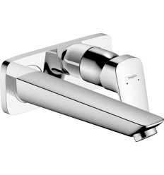 Bateria umywalkowa z wylewką 19,5 cm podtynkowa Chrom Logis Hansgrohe (71220000)
