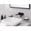 Bateria umywalkowa z wylewką 19,5 cm podtynkowa Czarny Matowy Logis Hansgrohe (71220670)