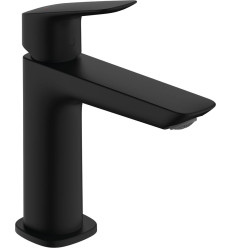Bateria umywalkowa 110 Fine z korkiem Push-Open Czarny Matowy Logis Hansgrohe (71252670)