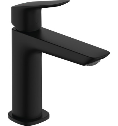 Bateria umywalkowa 110 Fine z korkiem Push-Open Czarny Matowy Logis Hansgrohe (71252670)