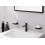 Bateria umywalkowa 110 Fine z korkiem Push-Open Czarny Matowy Logis Hansgrohe (71252670)