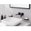 Bateria umywalkowa z wylewką 20,6 cm podtynkowa Czarny Matowy Logis Hansgrohe (71256670)