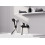 Bateria wannowa, natynkowa Czarny Matowy Logis Hansgrohe (71400670)