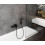 Jednouchwytowa bateria wannowa, natynkowa Czarny Matowy Vernis Blend Hansgrohe (71440670)