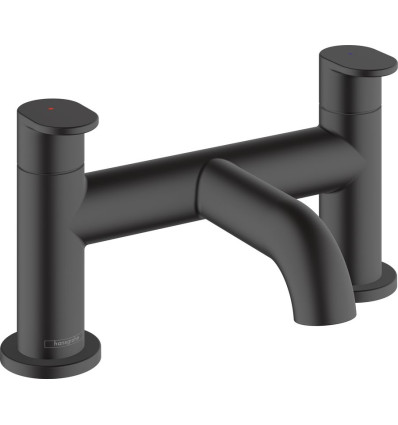 2-otworowa bateria na brzeg wanny Czarny Matowy Vernis Blend Hansgrohe (71442670)