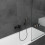 Bateria wannowa Vernis Shape czarny mat Hansgrohe (71450670)