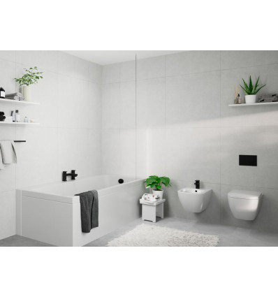 2-otworowa bateria na brzeg wanny Czarny Matowy Vernis Shape Hansgrohe (71452670)