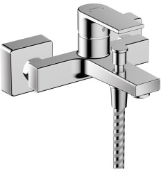 Jednouchwytowa bateria wannowa z 2 zakresami przepływu, natynkowa Chrom Vernis Shape Hansgrohe (71453000)