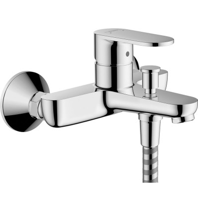 Jednouchwytowa bateria wannowa z 2 zakresami przepływu, natynkowa Chrom Vernis Blend Hansgrohe (71454000)