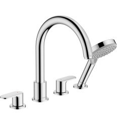 4-otworowa bateria na brzeg wanny Chrom Vernis Blend Hansgrohe (71456000)
