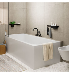 4-otworowa bateria na brzeg wanny Czarny Matowy Vernis Blend Hansgrohe (71456670)