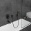 Jednouchwytowa bateria wannowa, podtynkowa Czarny Matowy Vernis Shape Hansgrohe (71458670)