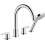 Bateria wannowa Vernis Shape chrom Hansgrohe (71459000)