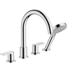 4-otworowa bateria na brzeg wanny Chrom Vernis Shape Hansgrohe (71459000)