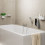 2-otoworowa bateria na brzeg wanny z zaworem przełączającym i główką prysznicową Vario Chrom Vernis Blend Hansgrohe (71461000)