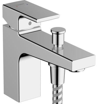 Jednouchwytowa bateria wannowa Monotrou z przełącznikiem ciśnieniowym Chrom Vernis Shape Hansgrohe (71463000)