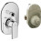 Podtynkowa bateria wannowa z element podstawowym Chrom Vernis Shape Hansgrohe (71472000)