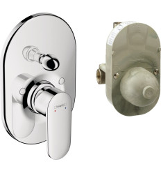 Podtynkowa bateria wannowa z element podstawowym Chrom Vernis Blend Hansgrohe (71473000)