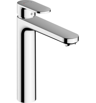 Jednouchwytowa bateria umywalkowa 190 z kompletem odpływowym z cięgłem Chrom Vernis Blend Hansgrohe (71552000)