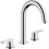 3-otworowa bateria umywalkowa z kompletem odpływowym z cięgłem Chrom Vernis Blend Hansgrohe (71553000)