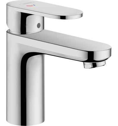 Jednouchwytowa bateria umywalkowa 100 CoolStart z kompletem odpływowym z cięgłem Chrom Vernis Blend Hansgrohe (71585000)