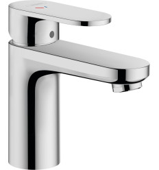 Jednouchwytowa bateria umywalkowa 100 CoolStart z kompletem odpływowym Push-Open Chrom Vernis Blend Hansgrohe (71589000)
