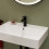 Jednouchwytowa bateria umywalkowa 100 CoolStart z kompletem odpływowym Push-Open Czarny Matowy Vernis Blend Hansgrohe (71589670)