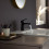 Jednouchwytowa bateria umywalkowa 100 CoolStart z kompletem odpływowym Push-Open Czarny Matowy Vernis Blend Hansgrohe (71589670)