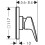 Jednouchwytowa bateria prysznicowa, podtynkowa Chrom Logis Hansgrohe (71604000)