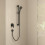 Bateria prysznicowa podtynkowa Vernis Blend czarny mat Hansgrohe (71649670)