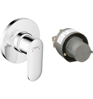 Podtynkowa bateria prysznicowa z element podstawowym Chrom Vernis Blend Hansgrohe (71663000)