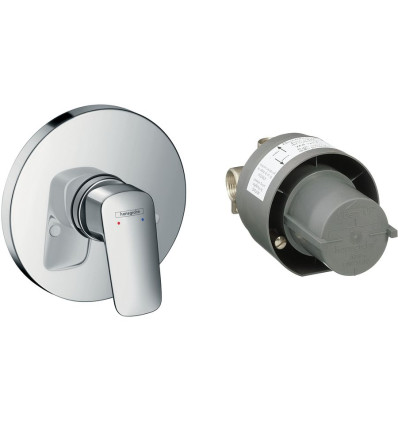 Zestaw prysznicowy, podtynkowy Chrom Logis Hansgrohe (71666000)