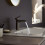 Bateria umywalkowa 110 z korkiem Talis E czarny chrom szczotkowany Hansgrohe (71710340)