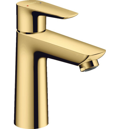 Bateria umywalkowa 110 z korkiem Talis E złoty optyczny polerowany Hansgrohe (71710990)