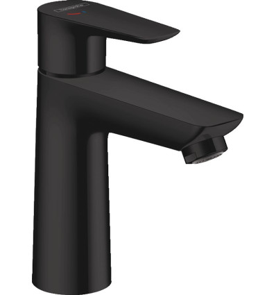 Bateria umywalkowa 110 CoolStart z korkiem Talis E czarny mat Hansgrohe (71713670)