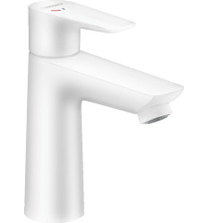 Bateria umywalkowa 110 CoolStart z korkiem Talis E biały mat Hansgrohe (71713700)