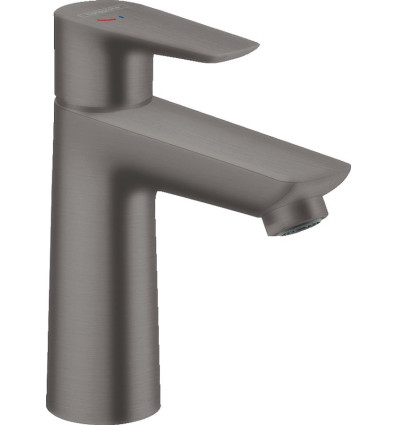 Bateria umywalkowa 110 CoolStart Talis E czarny chrom szczotkowany Hansgrohe (71714340)
