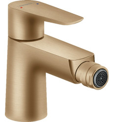 Bateria bidetowa z korkiem z cięgłem Brąz Szczotkowany Talis E Hansgrohe (71720140)