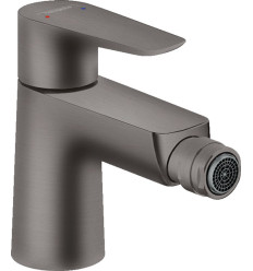 Bateria bidetowa z korkiem z cięgłem Czarny Chrom Talis E Hansgrohe (71720340)