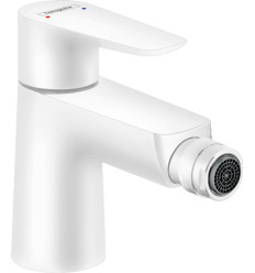 Bateria bidetowa z korkiem z cięgłem Biały Mat Talis E Hansgrohe (71720700)