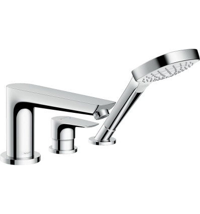 Bateria nawannowa 3-otworowa Secuflex Chrom Talis E Hansgrohe (71730000)