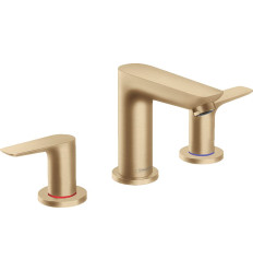 Bateria umywalkowa 3-otworowa z korkiem z cięgłem Brąz Szczotkowany Talis E Hansgrohe (71733140)