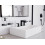 Bateria umywalkowa 3-otworowa z korkiem z cięgłem Czarny Mat Talis E Hansgrohe (71733670)