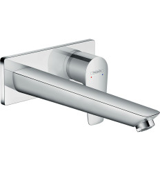 Bateria umywalkowa z wylewką 22,5 cm ścienna podtynkowa Chrom Talis E Hansgrohe (71734000)