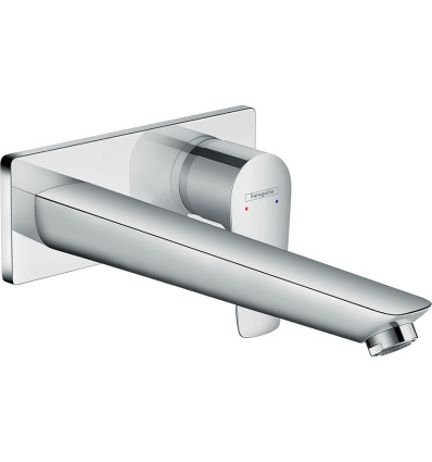 Bateria umywalkowa z wylewką 22,5 cm ścienna podtynkowa Chrom Talis E Hansgrohe (71734000)
