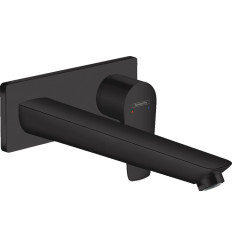 Bateria umywalkowa z wylewką 22,5 cm ścienna podtynkowa Czarny Mat Talis E Hansgrohe (71734670)