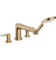 Bateria nawannowa 4-otworowa Brąz Szczotkowany Talis E Hansgrohe (71748140)